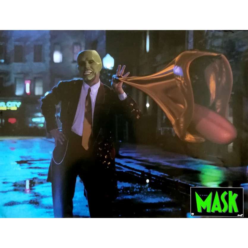 THE MASK Original Lobby Card N03 - 12x15 in. - 1994 - Chuck Russel, Jim Carrey