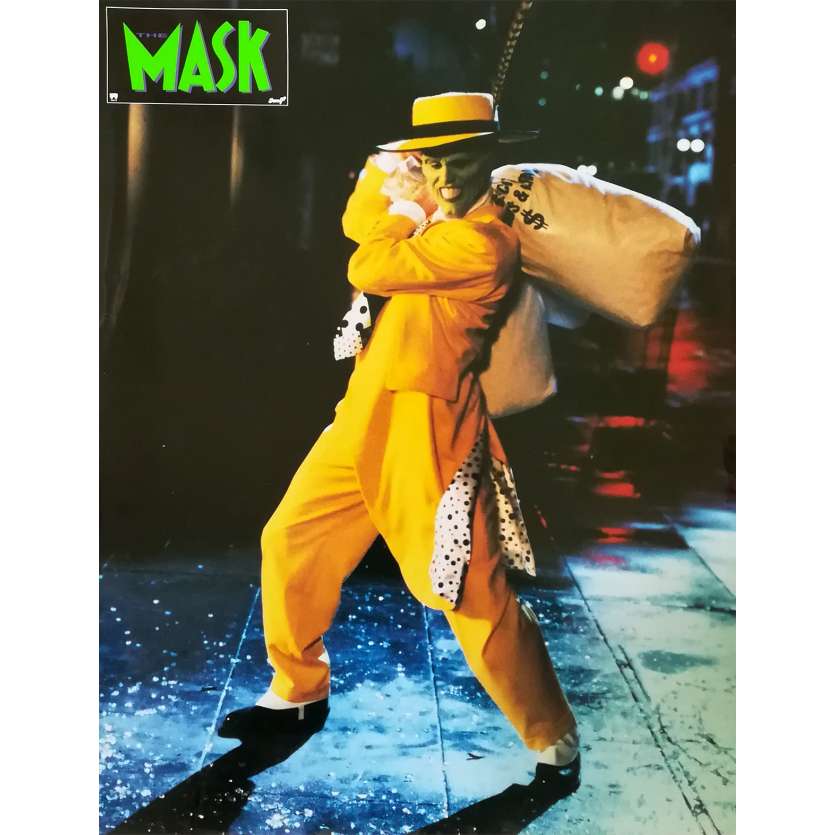 THE MASK Original Lobby Card N01 - 12x15 in. - 1994 - Chuck Russel, Jim Carrey