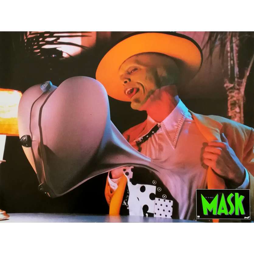 THE MASK Original Lobby Card N02 - 12x15 in. - 1994 - Chuck Russel, Jim Carrey