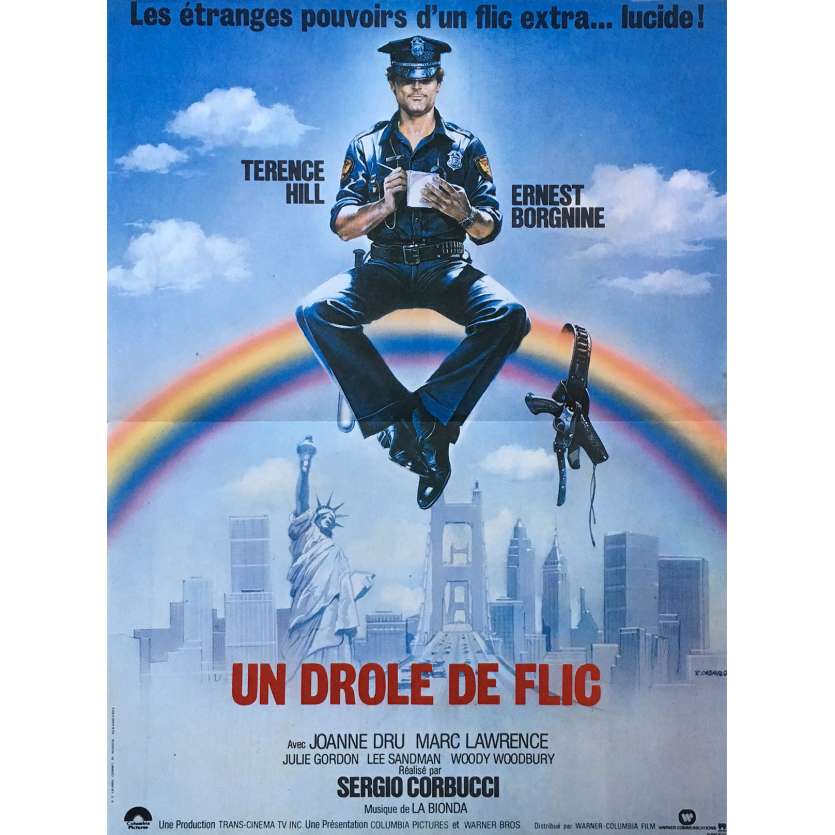SUPER FUZZ Original Movie Poster  - 15x21 in. - 1980 - Sergio Corbucci, Terence Hill