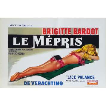 LE MEPRIS Affiche de film - 35x55 cm. - 1963 - Brigitte Bardot, Jean-Luc Godard LE MEPRIS Affiche de film - 35x55 cm. - 1963 - Brigitte Bardot, Jean-Luc Godard