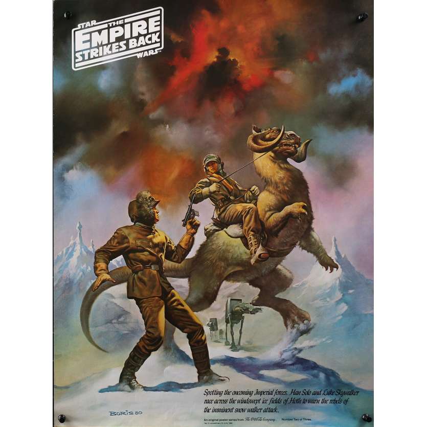 STAR WARS - EMPIRE STRIKES BACK Original Movie Poster Coca Cola Special B - 18x24 in. - 1980 - George Lucas, Harrison Ford