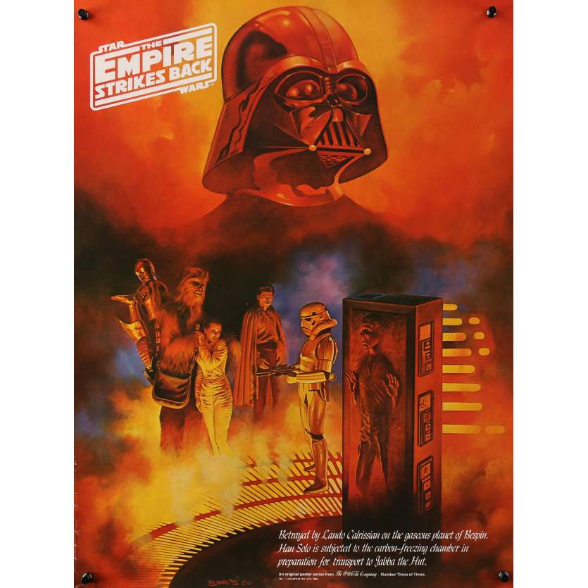 STAR WARS - EMPIRE STRIKES BACK Original Movie Poster Coca Cola Special C - 18x24 in. - 1980 - George Lucas, Harrison Ford