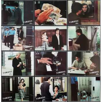 L'ARGENT Original Lobby Cards - 9x12 in. - 1983 - Robert Bresson, Christian Patey