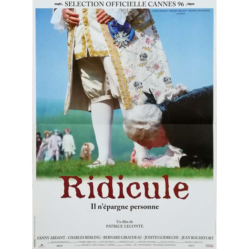 RIDICULE Affiche de film - 40x60 cm. - 1996 - Charles Berling, Patrice Leconte