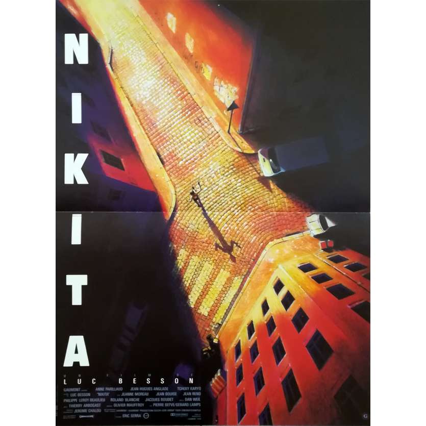 NIKITA Affiche de film - 40x60 cm. - 1990 - Anne Parillaud, Luc Besson