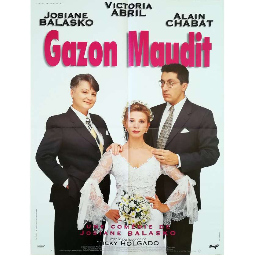 FRENCH TWIST Original Movie Poster - 23x32 in. - 1995 - Josiane Balasko, Victoria Abril