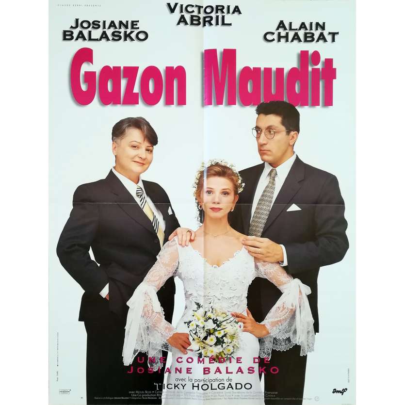 FRENCH TWIST Original Movie Poster  - 23x32 in. - 1995 - Josiane Balasko, Victoria Abril