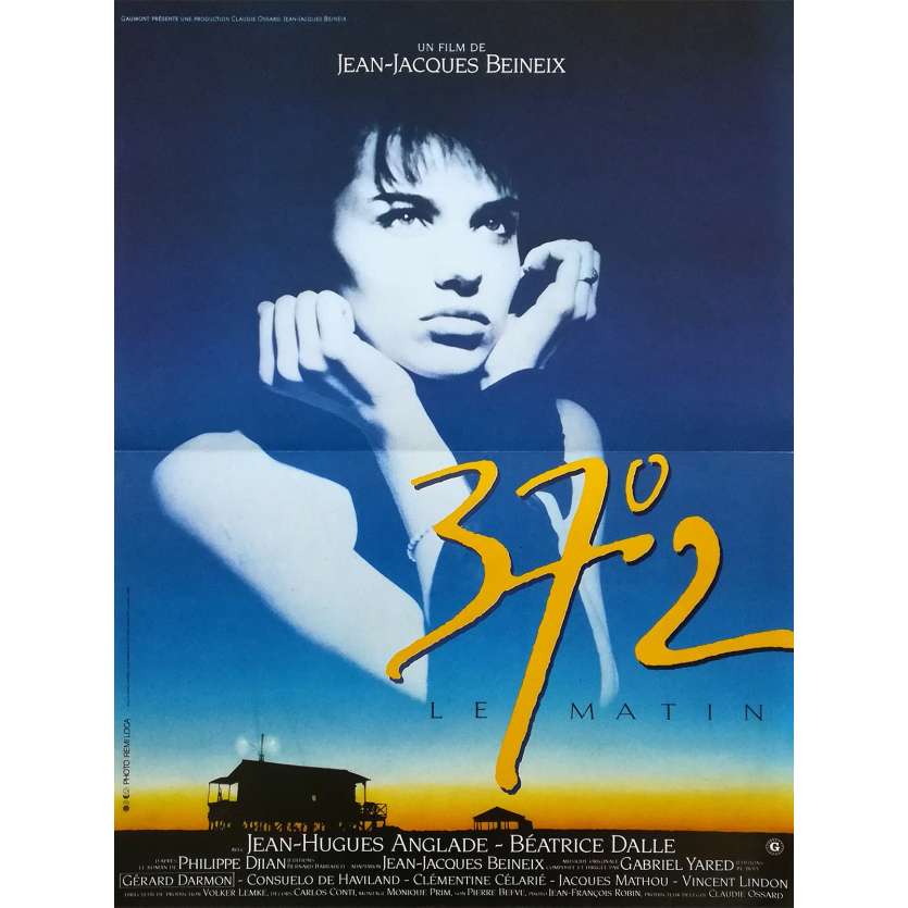 Beatrice Dalle Film 37 2 Le Matin Affiche de 37,2 LE MATIN / BETTY BLUE