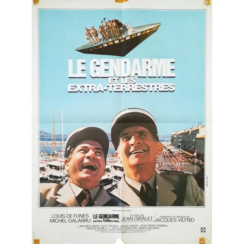 LE GENDARME ET LES EXTRA-TERRESTRES Affiche de film - 60x80 cm. - 1979 - Louis de Funès, Jean Girault