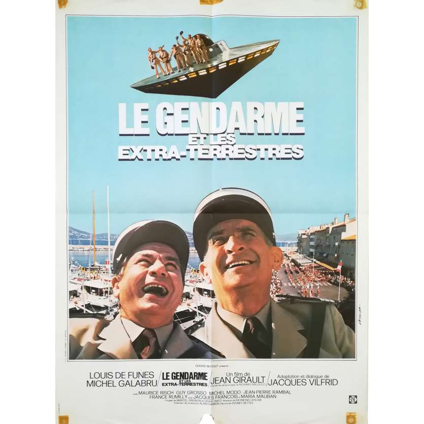 LE GENDARME ET LES EXTRA-TERRESTRES Affiche de film  - 60x80 cm. - 1979 - Louis de Funès, Jean Girault