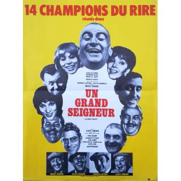 UN GRAND SEIGNEUR Affiche de film - 40x60 cm. - 1965 - Louis de Funès, Georges Lautner UN GRAND SEIGNEUR Affiche de film - 40x60 cm. - 1965 - Louis de Funès, Georges Lautner