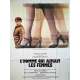 L'HOMME QUI AIMAIT LES FEMMES Affiche de film - 120x160 cm. - 1977 - Charles Denner, François Truffaut