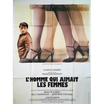 L'HOMME QUI AIMAIT LES FEMMES Affiche de film - 120x160 cm. - 1977 - Charles Denner, François Truffaut L'HOMME QUI AIMAIT LES FEMMES Affiche de film - 120x160 cm. - 1977 - Charles Denner, François Truffaut