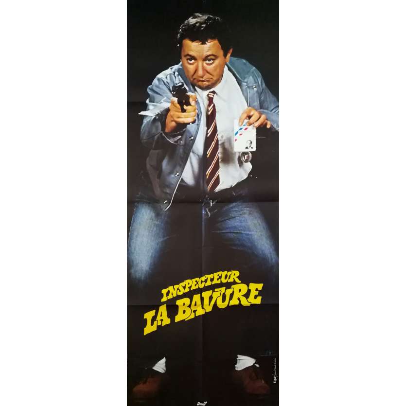 INSPECTEUR LA BAVURE Affiche de film  - 60x160 cm. - 1980 - Coluche, Gérard Depardieu, Claude Zidi