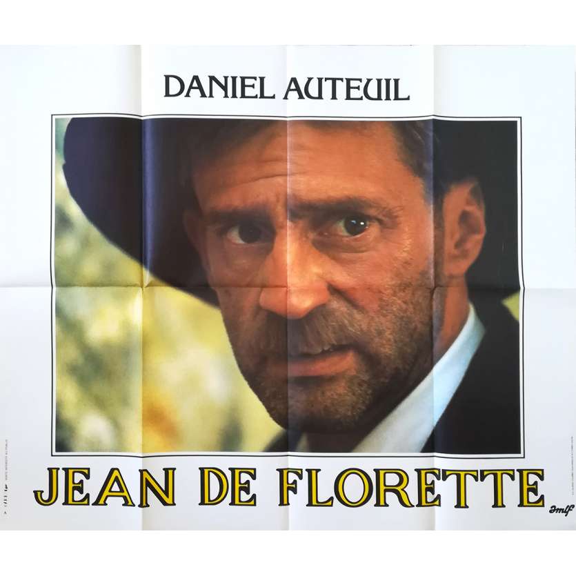JEAN DE FLORETTE Affiche de film - 80x120 cm. - 1986 - Daniel Auteuil, Claude Berri