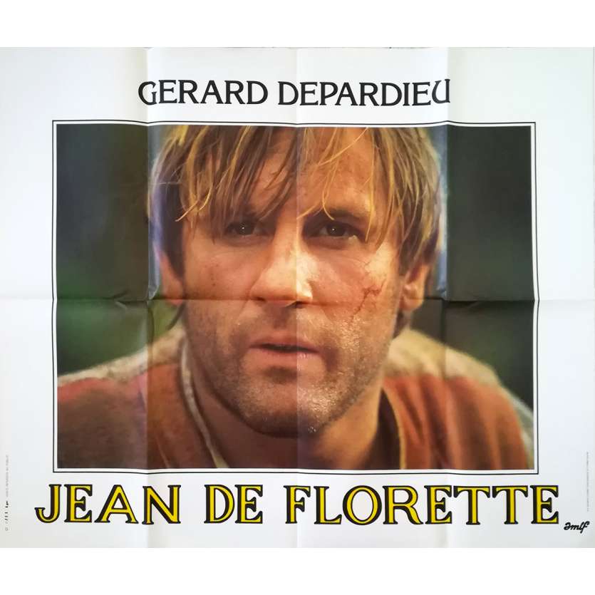 JEAN DE FLORETTE Original Movie Poster  - 32x47 in. - 1986 - Claude Berri, Yves Montand, Gérard Depardieu