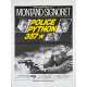 POLICE PYTHON 357 Affiche de film  - 60x80 cm. - 1976 - Yves Montand, Alain Corneau