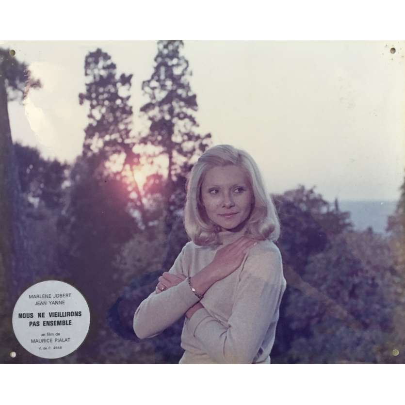 NOUS NE VIEILLIRONS PAS ENSEMBLE Photo de film N03 - 24x30 cm. - 1972 - Jean Yanne, Maurice Pialat