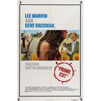 PRIME CUT Original Movie Poster - 27x41 in. - 1972 - Michael Ritchie, Lee Marvin, Sissy Spacek