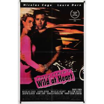WILD AT HEART Original Movie Poster - 27x41 in. - 1990 - David Lynch, Nicolas Cage WILD AT HEART Original Movie Poster - 27x41 in. - 1990 - David Lynch, Nicolas Cage