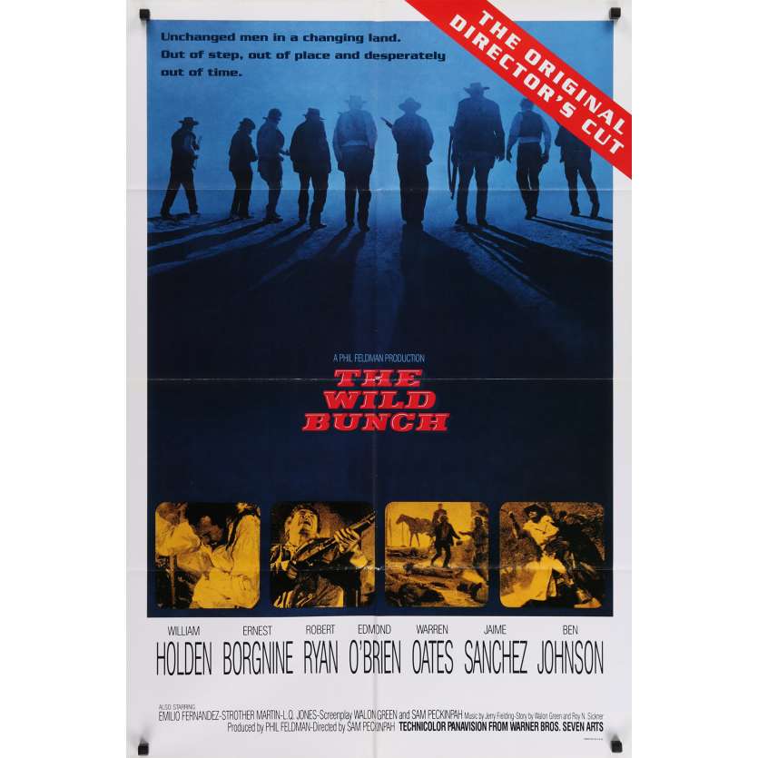 LA HORDE SAUVAGE Affiche de film - 69x104 cm. - R1990 - Robert Ryan, Sam Peckinpah