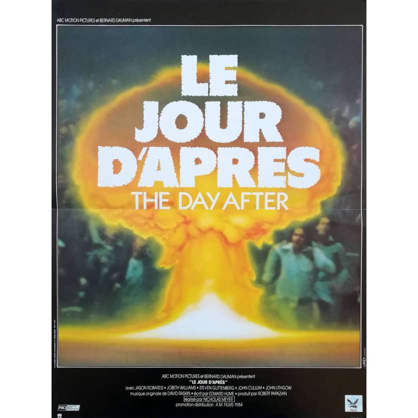 LE JOUR D'APRES Affiche de film 40x60 - 1983 - Jason Robards, Nicholas Meyer