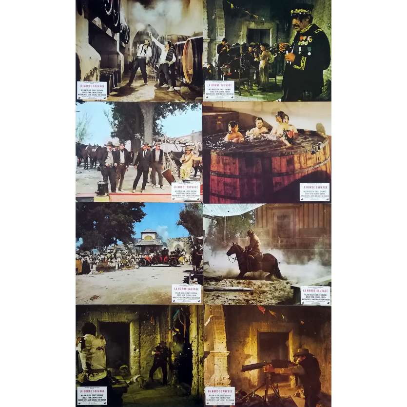 THE WILD BUNCH Original Lobby Cards x14 - 9x12 in. - 1969 - Sam Peckinpah, Robert Ryan