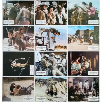 ACE HIGH Original Lobby Cards x12 - 9x12 in. - 1968 - Giuleppe Colizzi, Terence Hill, Bud Spencer