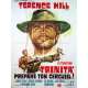 DJANGO PREPARE A COFFIN Original Movie Poster - 32x47 in. - 1968 - Fernandino Baldi, Terence Hill