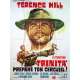 DJANGO PREPARE A COFFIN Original Movie Poster  - 32x47 in. - 1968 - Fernandino Baldi, Terence Hill
