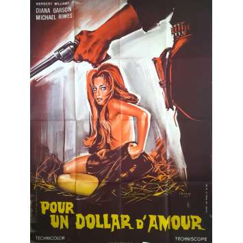 ONE DOLLAR OF FIRE Original Movie Poster - 47x63 in. - 1966 - Nick Nostro, Dada Galotti