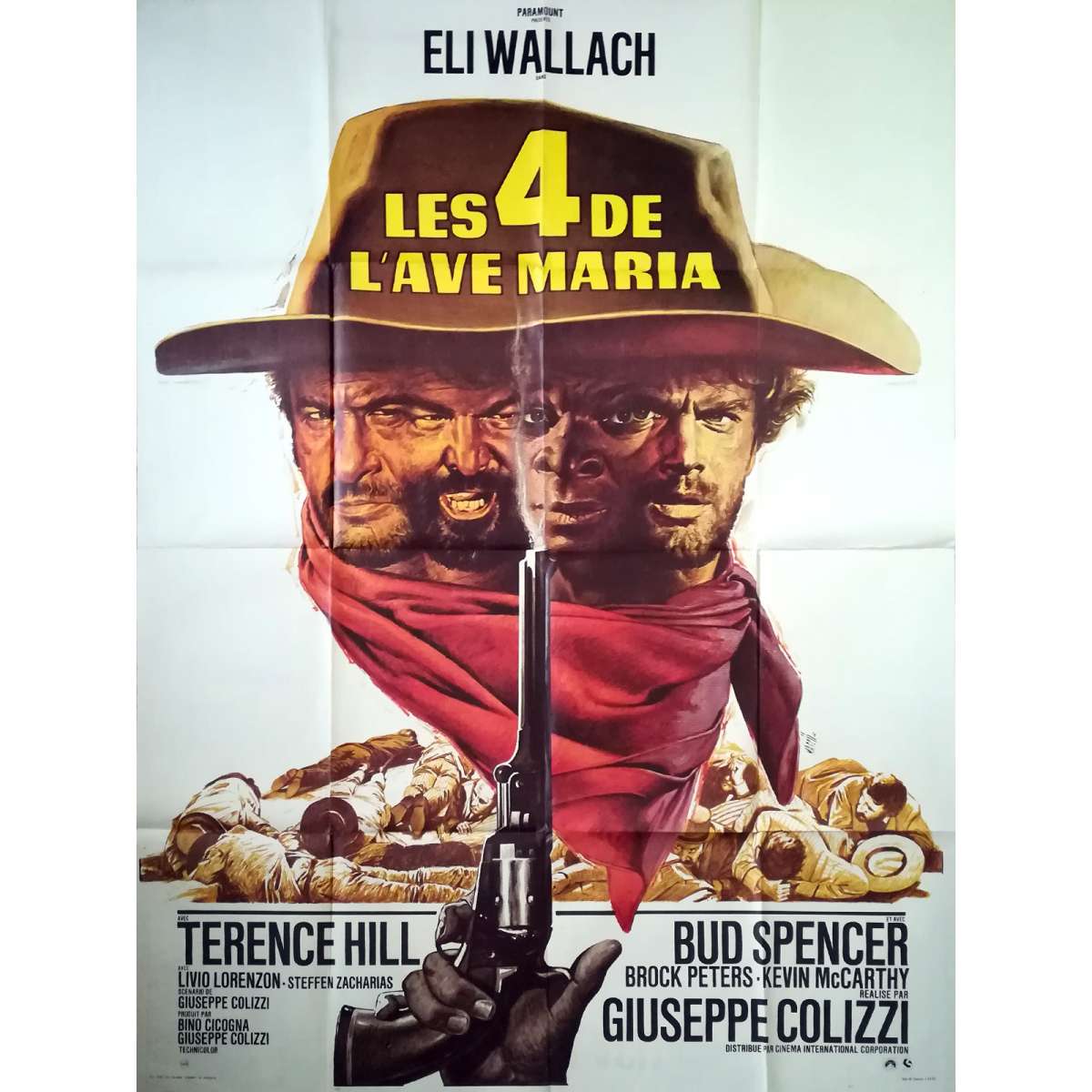 Les Quatre De L Ave Maria Affiche de LES QUATRE DE L'AVE MARIA / ACE HIGH