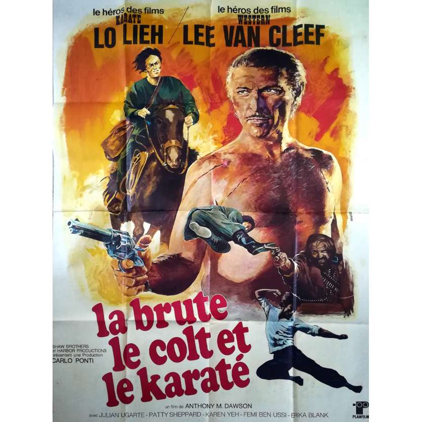 THE STRANGER AND THE GUNFIGHTER Original Movie Poster  - 47x63 in. - 1974 - Antonio Margheriti, Lee Van Cleef