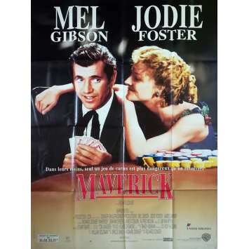 MAVERICK Original Movie Poster - 47x63 in. - 1994 - Richard Donner, Mel Gibson