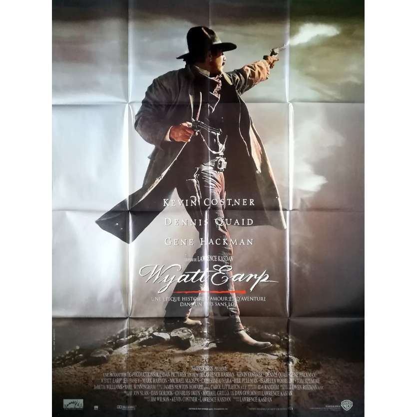 WYATT EARP Original Movie Poster  - 47x63 in. - 1994 - Lawrence Kasdan, Kevin Costner