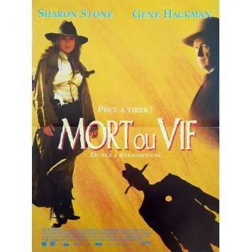 MORT OU VIF Affiche de film - 40x60 cm. - 1995 - Sharon Stone, Sam Raimi