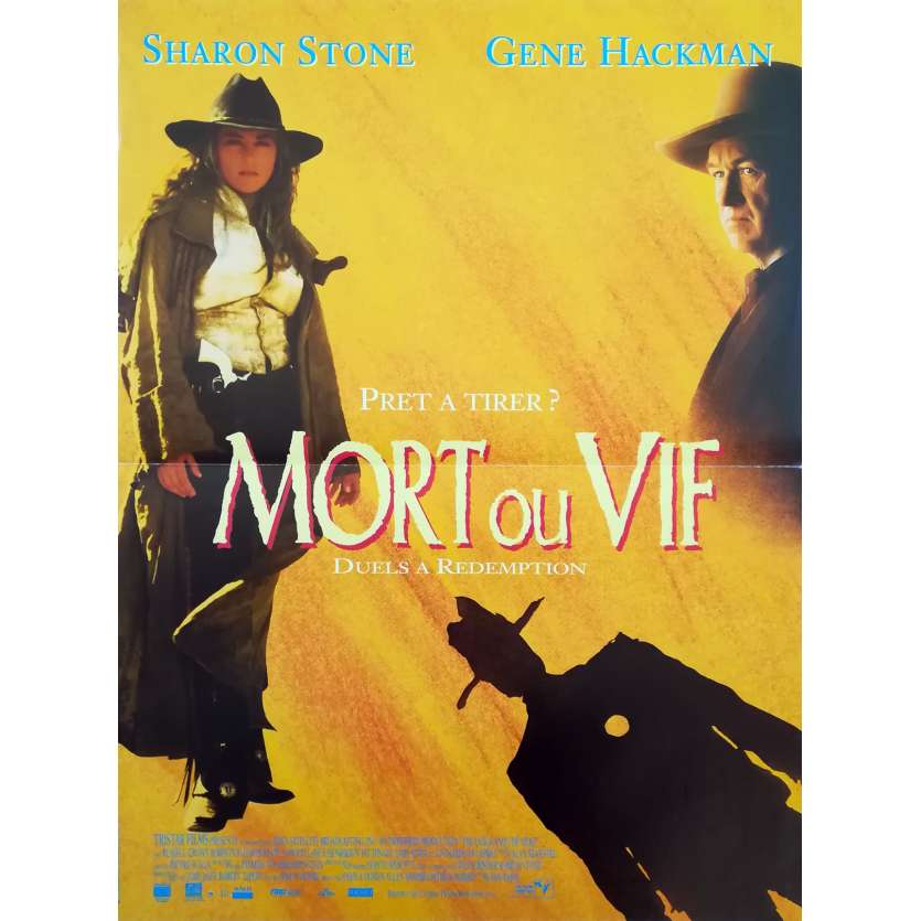 THE QUICK AND THE DEAD Original Movie Poster - 15x21 in. - 1995 - Sam Raimi, Sharon Stone