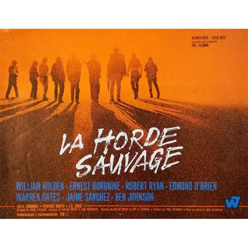 LA HORDE SAUVAGE Synopsis  - 24x30 cm. - 1969 - Robert Ryan, Sam Peckinpah