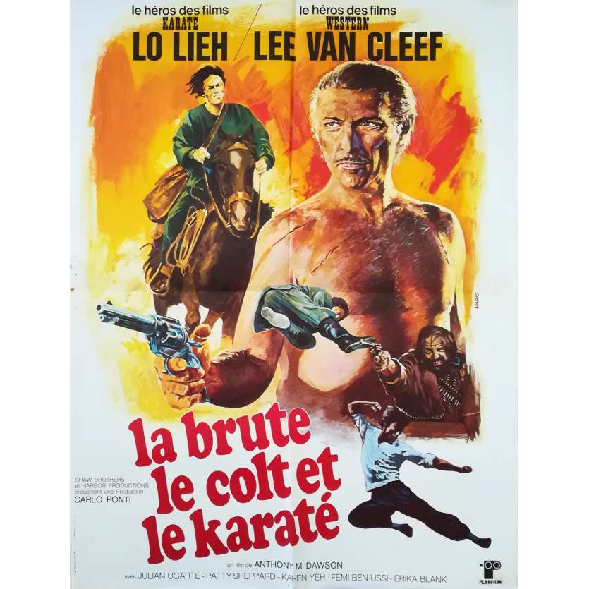 THE STRANGER AND THE GUNFIGHTER Original Movie Poster  - 23x32 in. - 1974 - Antonio Margheriti, Lee Van Cleef