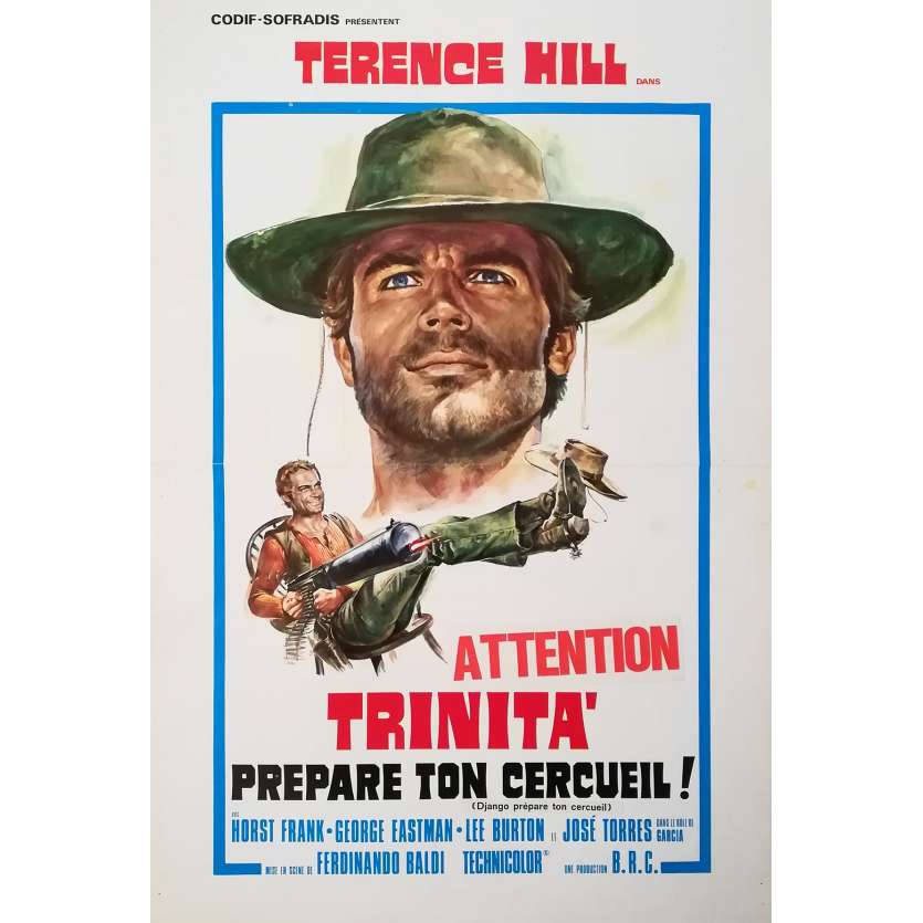 TRINITA PREPARE TON CERCUEIL Synopsis - 30x40 cm. - 1968 - Terence Hill, Fernandino Baldi