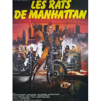 LES RATS DE MANHATTAN Affiche de film - 120x160 cm. - 1984 - Massimo Vanni, Bruno Mattei