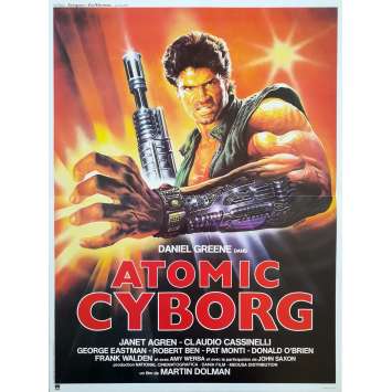 ATOMIC CYBORG Affiche de film - 40x60 cm. - 1986 - Daniel Greene, Sergio Martino