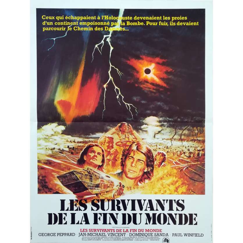 LES SURVIVANTS DE LA FIN DU MONDE Affiche de film  - 40x60 cm. - 1977 - Jan-Michael Vincent, Jack Smight