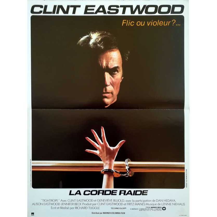 LA CORDE RAIDE Affiche de film 40x60 - 1984 - Clint Eastwood, Clint Eastwood