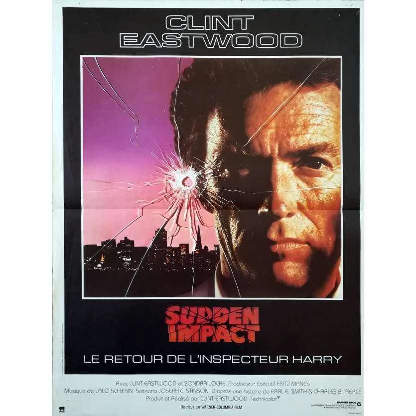 SUDDEN IMPACT Affiche de film 40x60 - 1984 - Clint Eastwood, Clint Eastwood