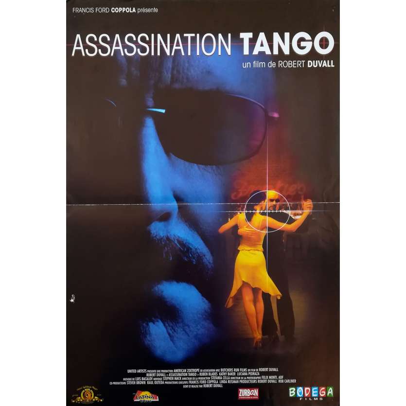 ASSASSINATION TANGO Affiche de film - 40x60 cm. - 2002 - Ruben Blades, Robert Duvall