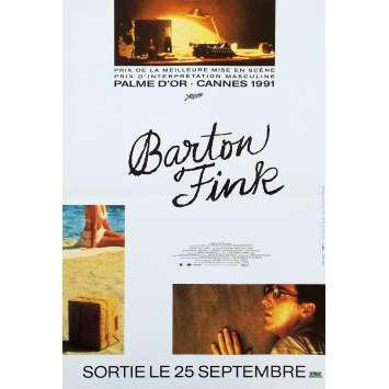 BARTON FINK Original Movie Poster - 15x21 in. - 1991 - Coen Brothers, John Turturro