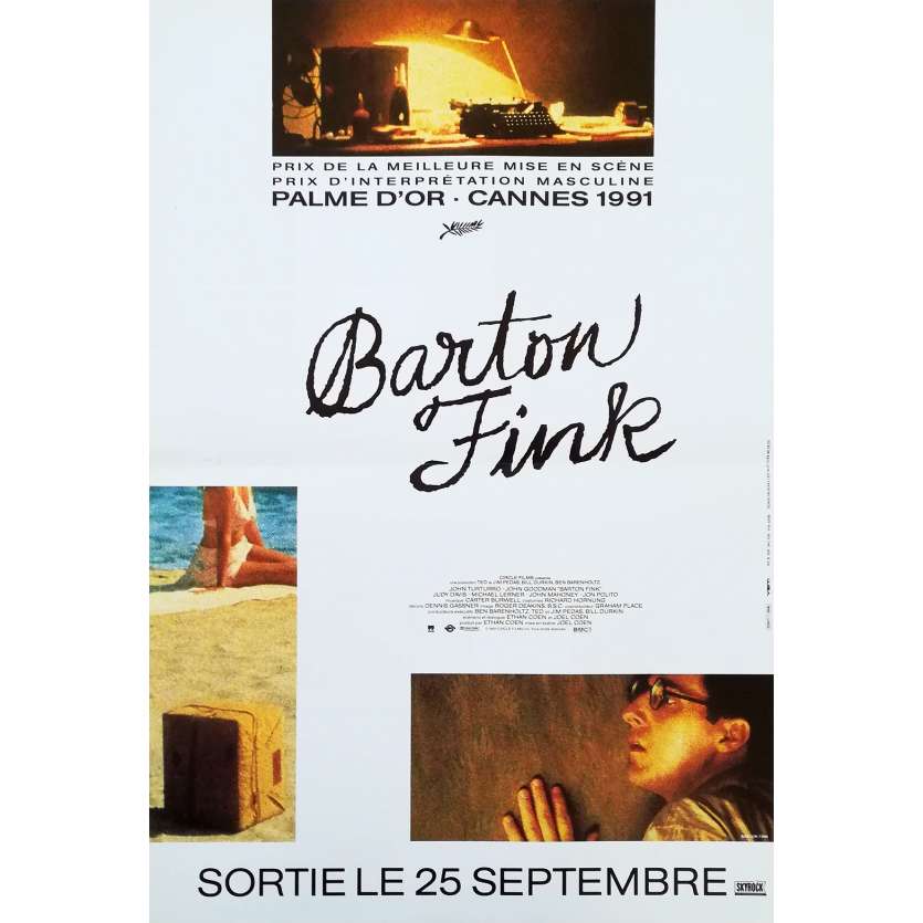 BARTON FINK Affiche de film  - 40x60 cm. - 1991 - John Turturro, Coen Brothers