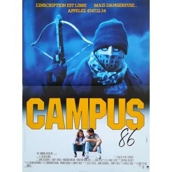 CAMPUS 86 Affiche de film - 40x60 cm. - 1986 - John Stockwell, Albert Pyun